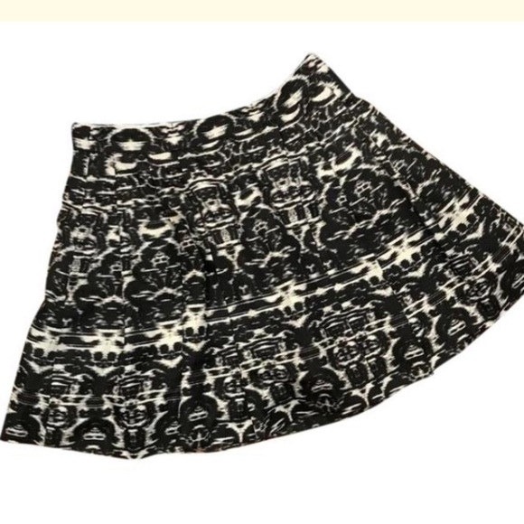 J Crew A-line Blurred Ikat Print Skirt - Picture 3 of 8